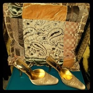 Nine West, Champagne Satine, Shoes